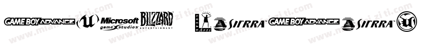 Game Logos 常规字体转换